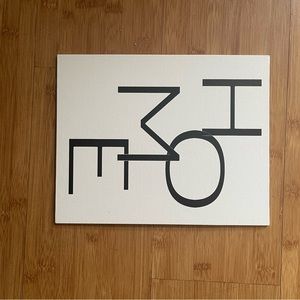 🥳HOST PICK🥳 Minimalist wall art canvas panel nwot